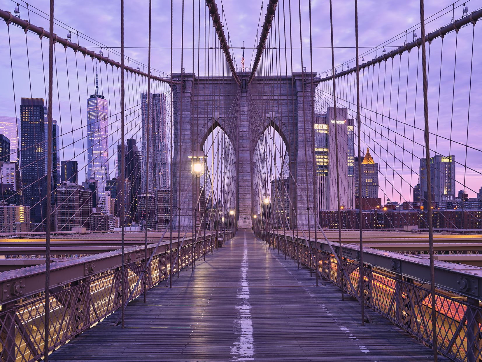 Sunrise, Brooklyn Bridge, NYC